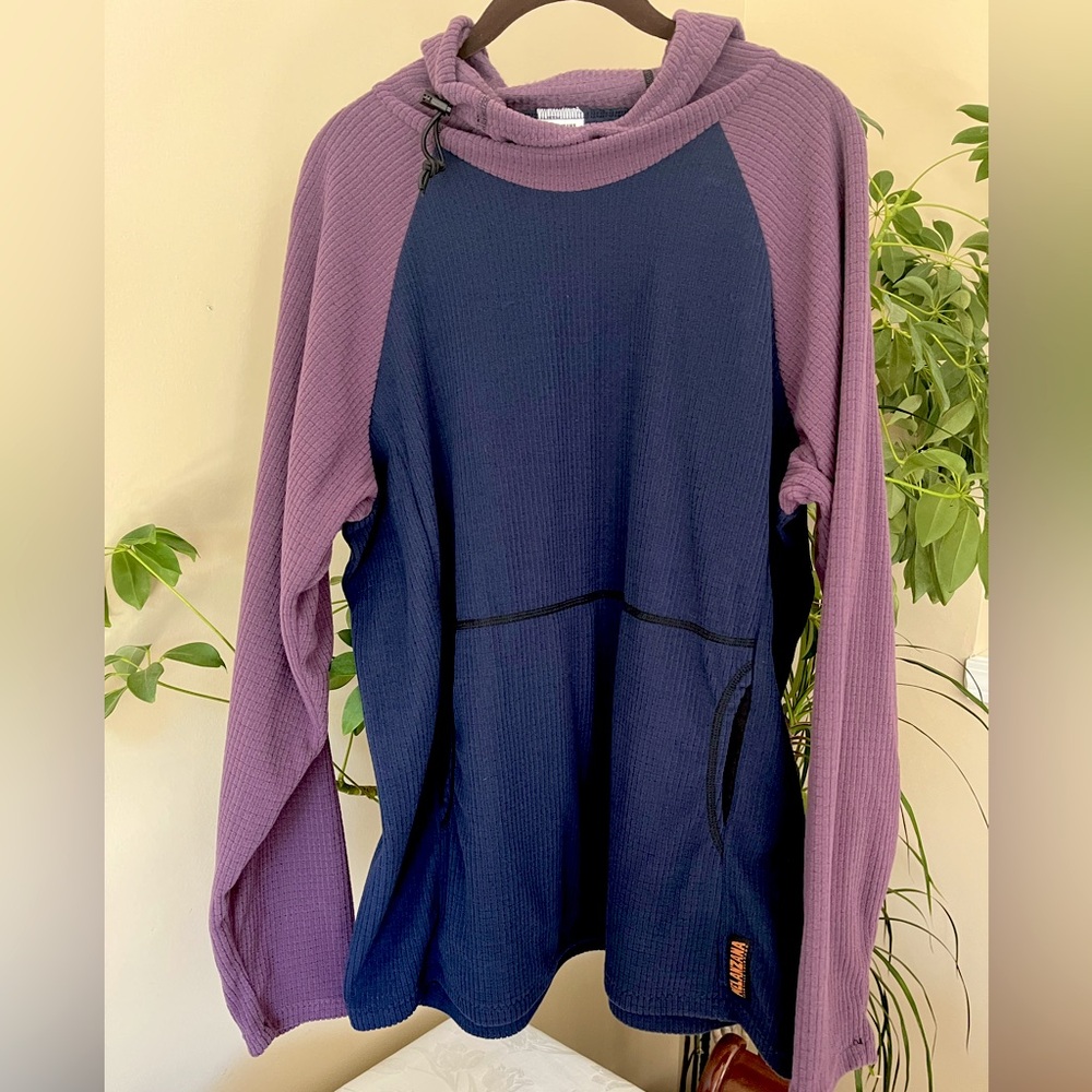 Melanzana Microgrid Colorblock Hoodie